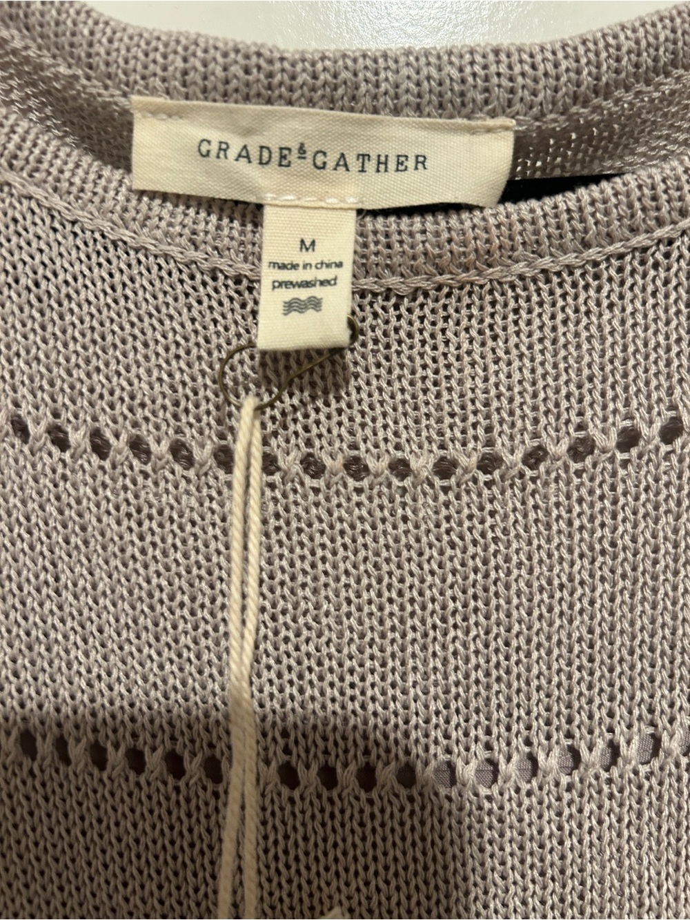 Grade & Gather Knit Midi Dress in Taupe size medium - Picture 4 of 6